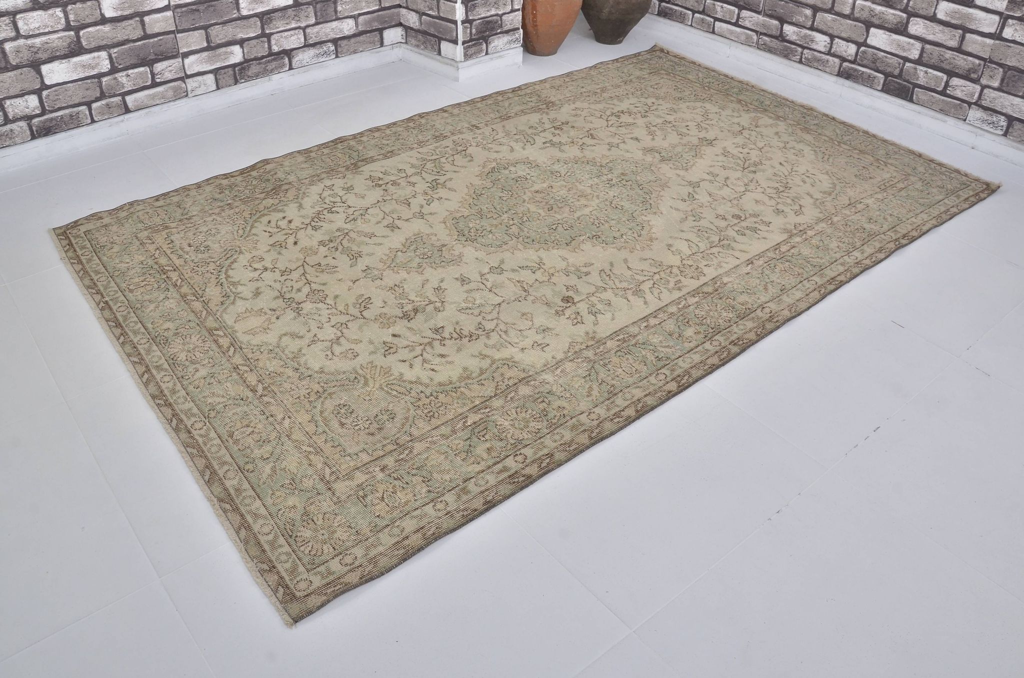 Tapis Oushak anatolien kurde sku 2227