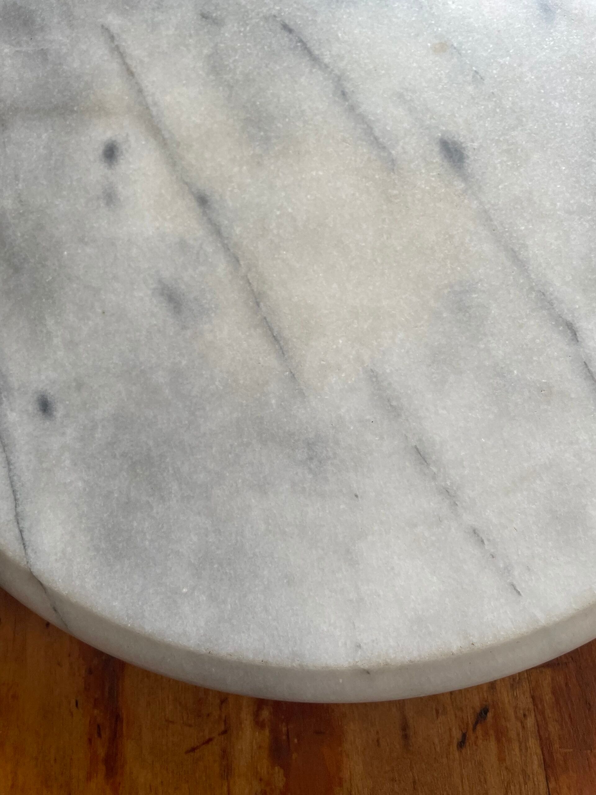 Plateau tournant en marbre
