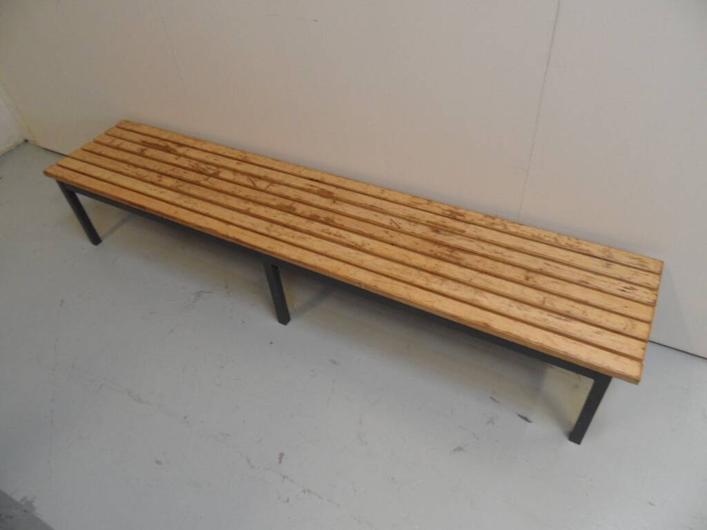 Vintage school bench