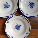 Set of 4 badonviller plates
