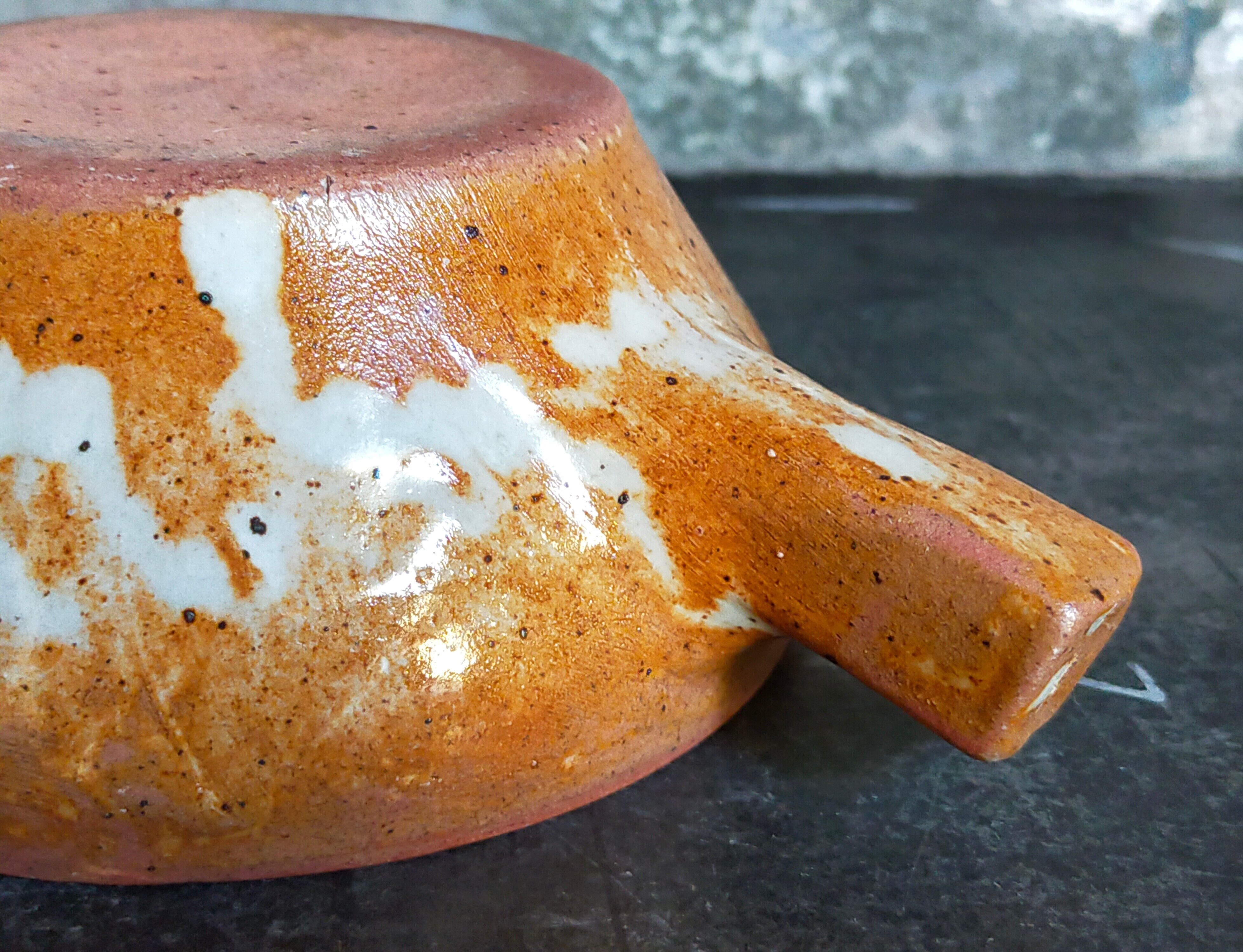 Three vintage marais sandstone bowls
