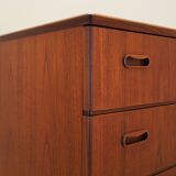 Commode en teck, design danois, années 1970, fabrication : Danemark