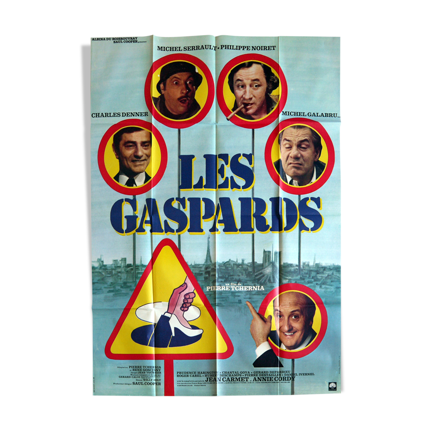 Original movie poster "Les Gaspards" Pierre Tchernia