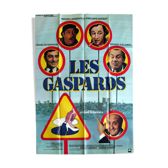 Original movie poster "Les Gaspards" Pierre Tchernia