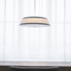 Suspension vigo structure oxidized gray / dark gray linen casambi belid