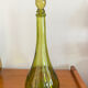 Vintage green glass carafe