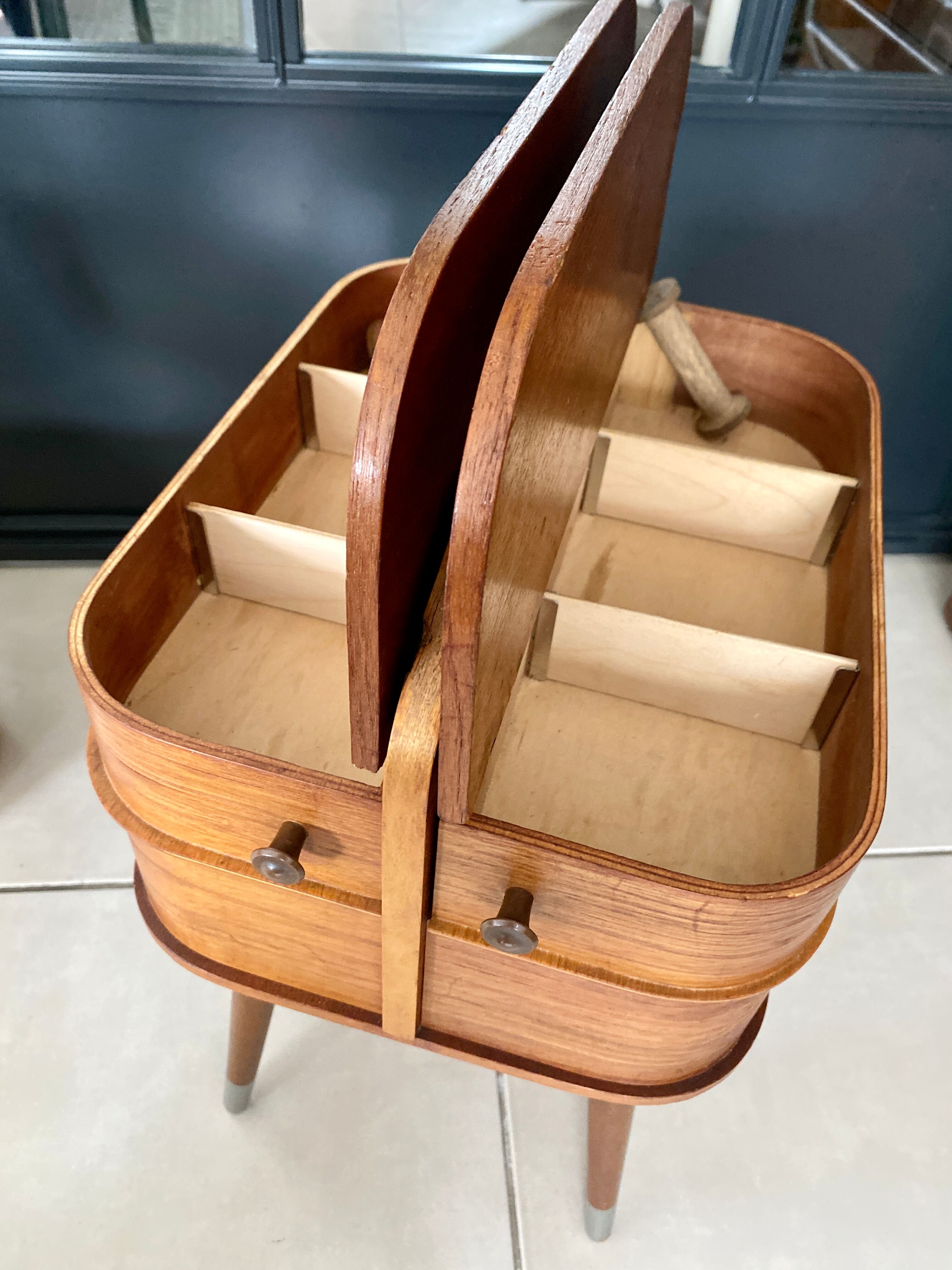 Scandinavian worker compass feet