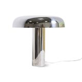 Chrome mushroom lamp