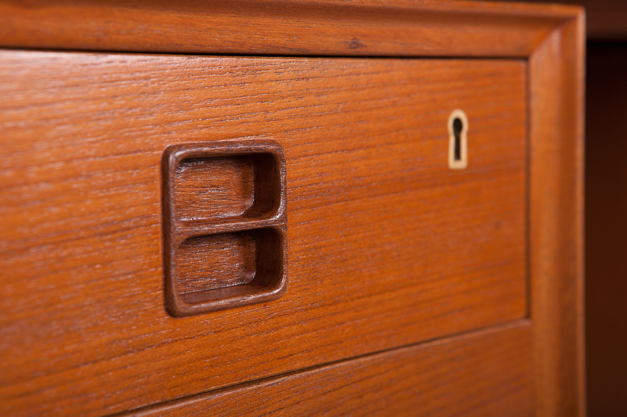 Mid-century danish teak desk by Arne Vodder for Sibast, 1960s