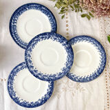Set of 4 Italian porcelain coffee cups