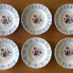 6 antique deep plates in Sarreguemines earthenware