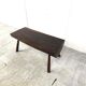Solid wooden brutalist coffee table, 1960s