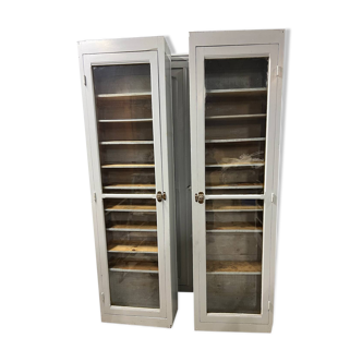 Paire de vitrines de commerce