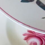 Set of 4 vintage soup plates from Printemps Paris, Essonnes model, in porcelain