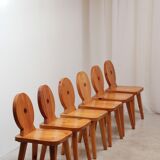 Series of 6 Scandinavian chairs