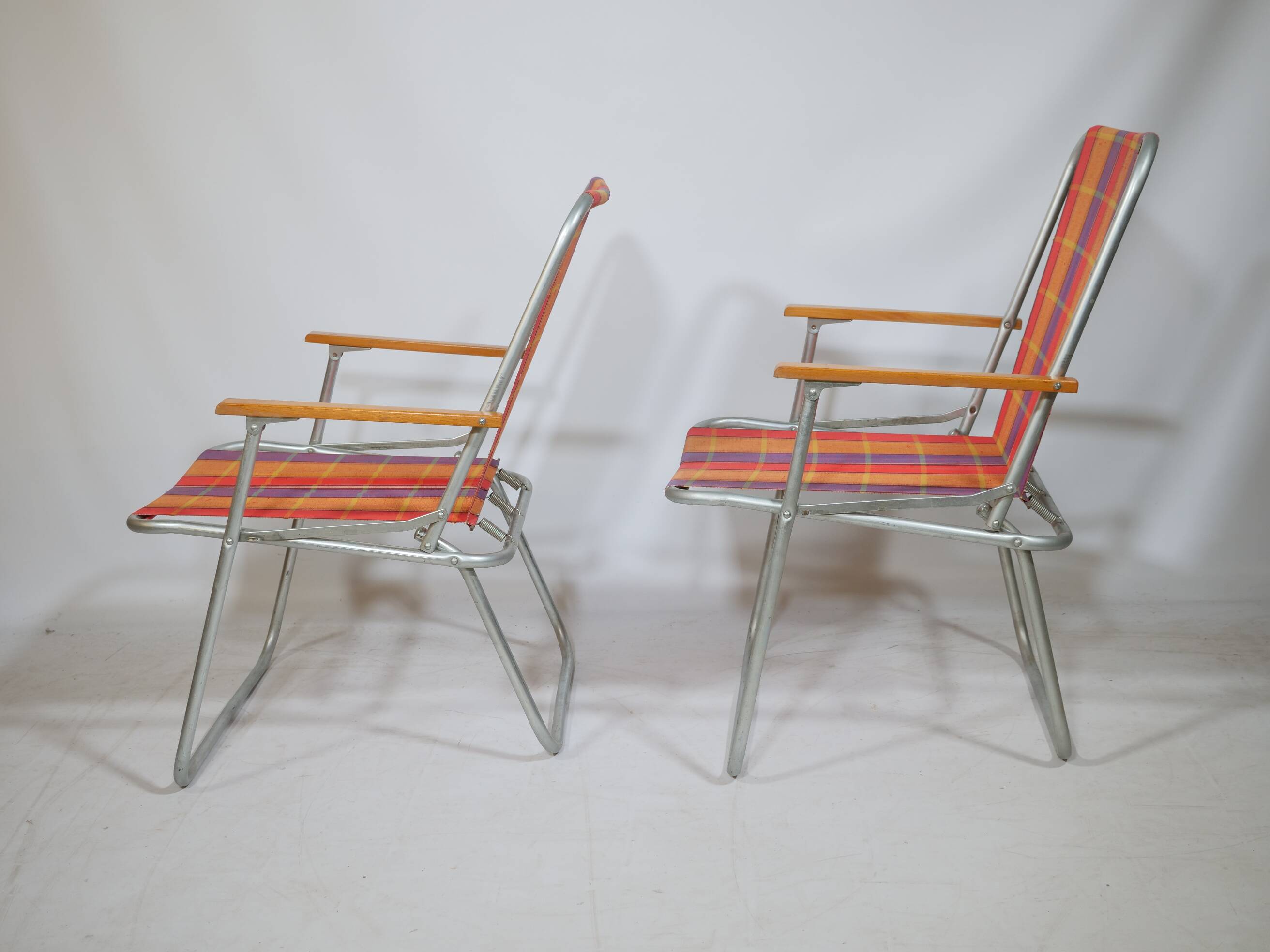 1960s Vintage Folding Camping Chairs