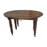 Table ronde Louis Philippe en noyer