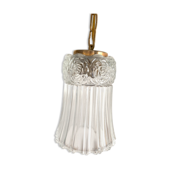 Vintage glass pendant lamp