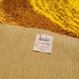 Vintage round wool rug - Diameter 235cm