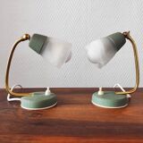 Pair of Mid-Century Bedside Lamps