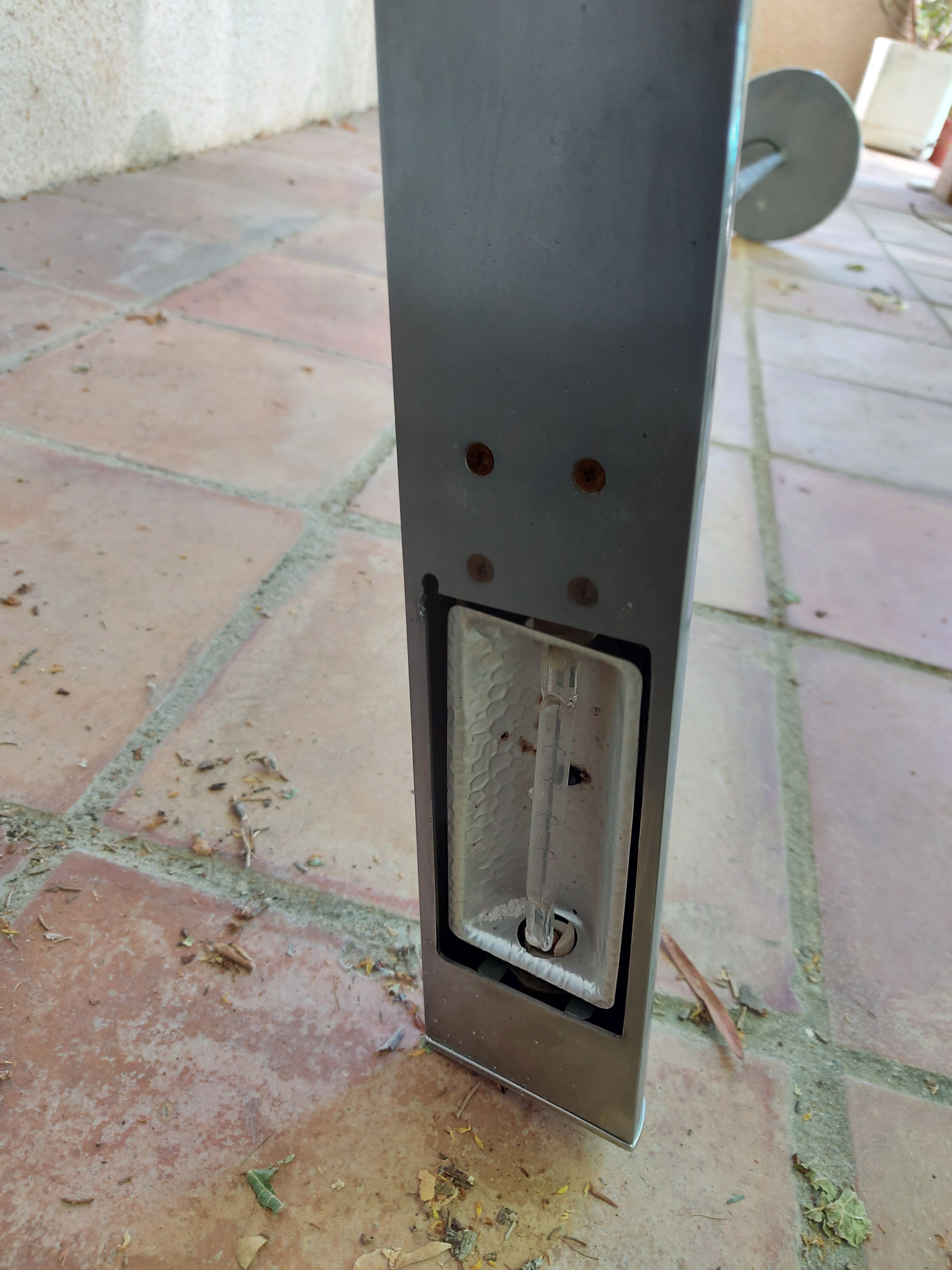 Italian lamppost Relco design Gianfranco Frattini