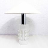 Glass table lamp 1970