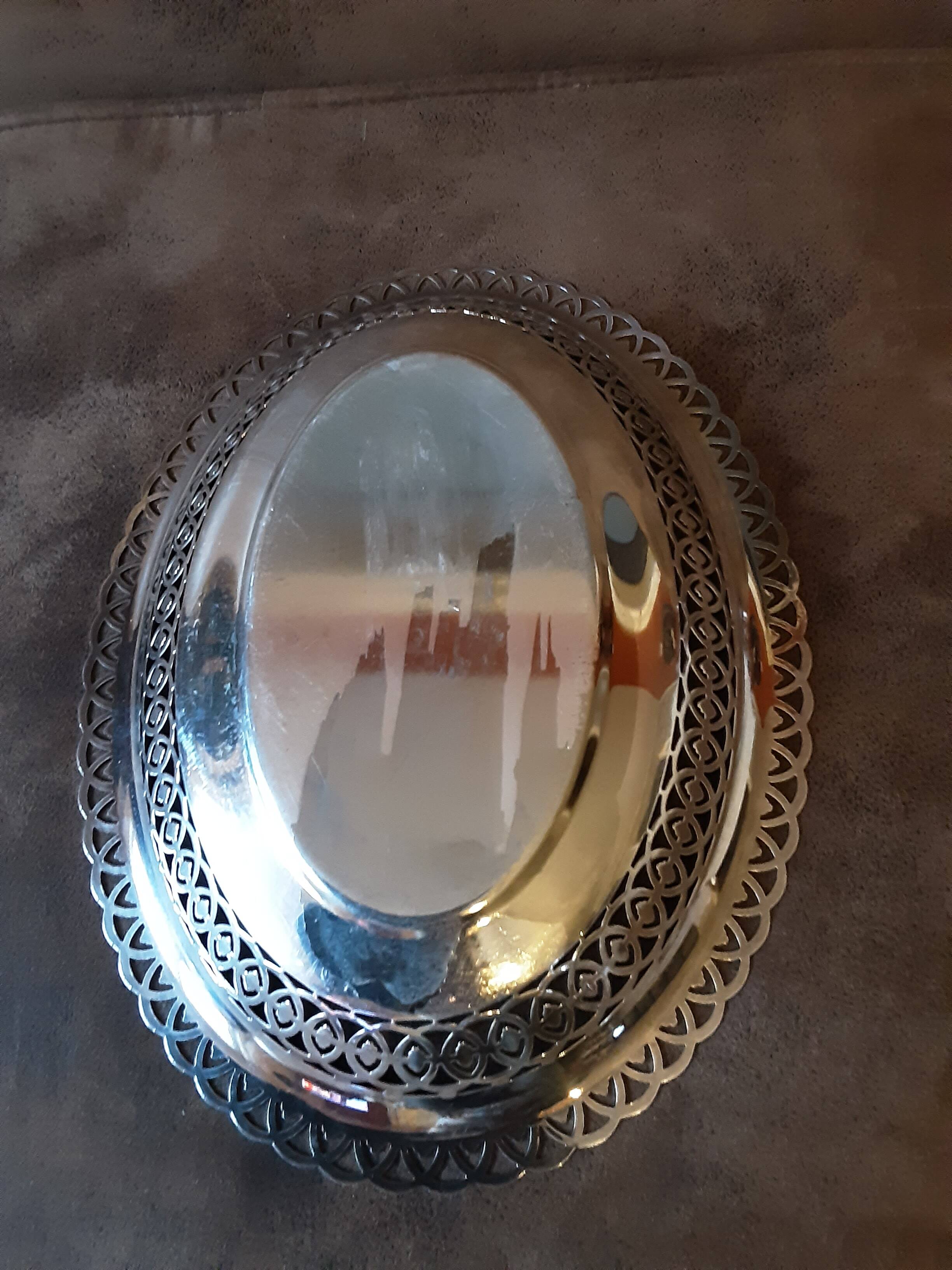 Metal basket, French silversmithing