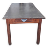 Table de ferme zinc.