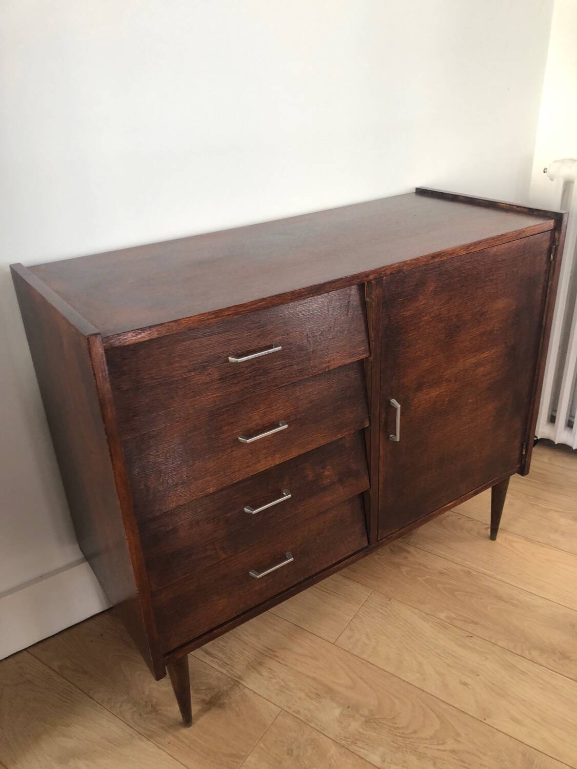 Vintage Scandinavian style chest of drawers