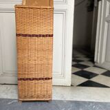 Rattan storage basket