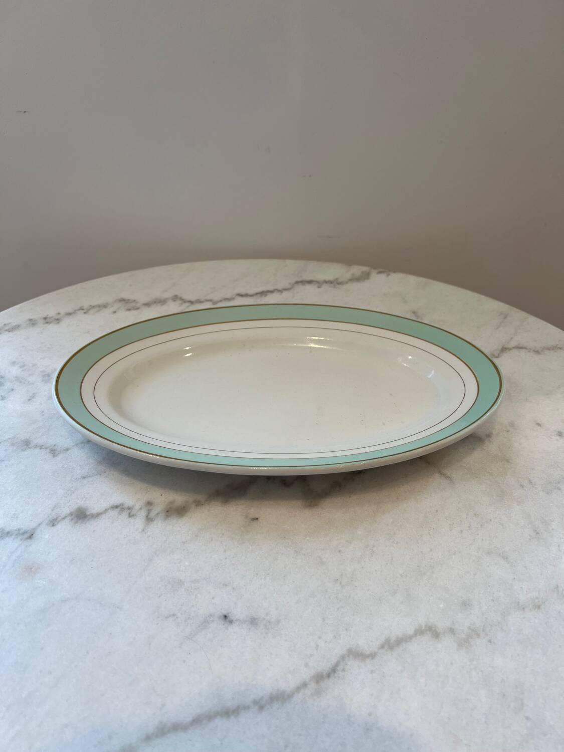 Presentation dish - Epinay Half-Porcelain Lunéville
