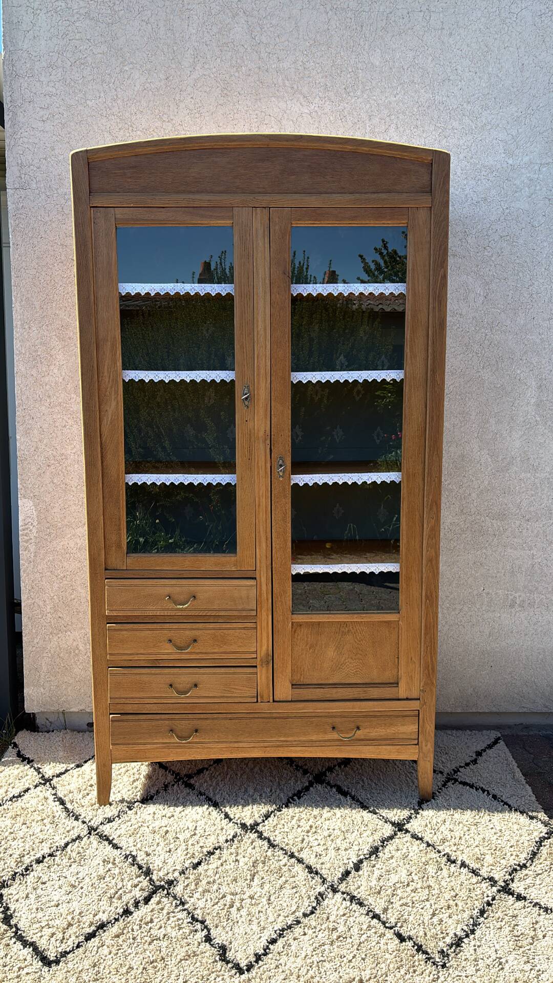 Vitrine en chêne