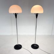Pair of Two Floor Lamps by Jaroslav Bejvl for Lidokov, 1960s