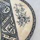 Old blue night ironstone plate for Vermont Frè shop.