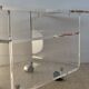 Vintage rolling dessert trolley in plexiglass - Space Age style - 1970s