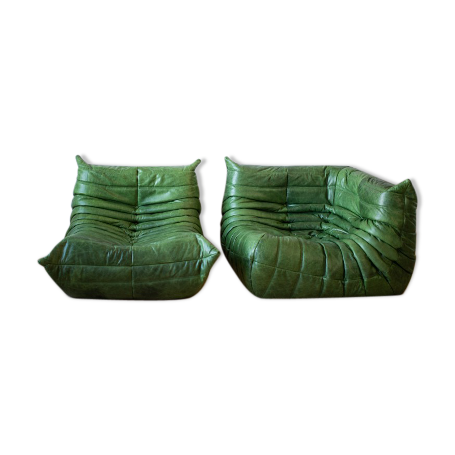 Pair of Togo armchairs designed by Michel Ducaroy 1973