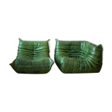 Pair of Togo armchairs designed by Michel Ducaroy 1973