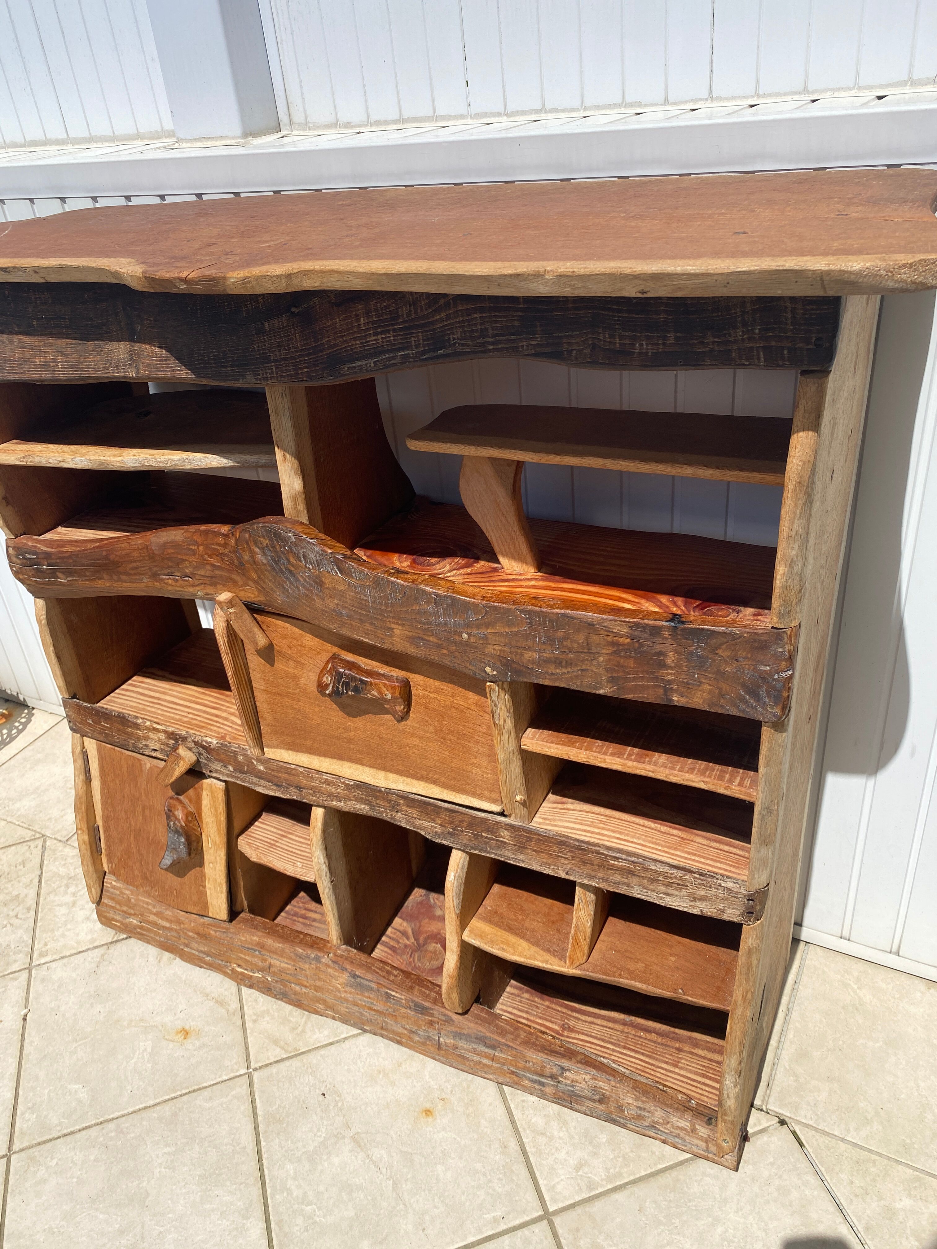 Brutalist chalet bar buffet furniture