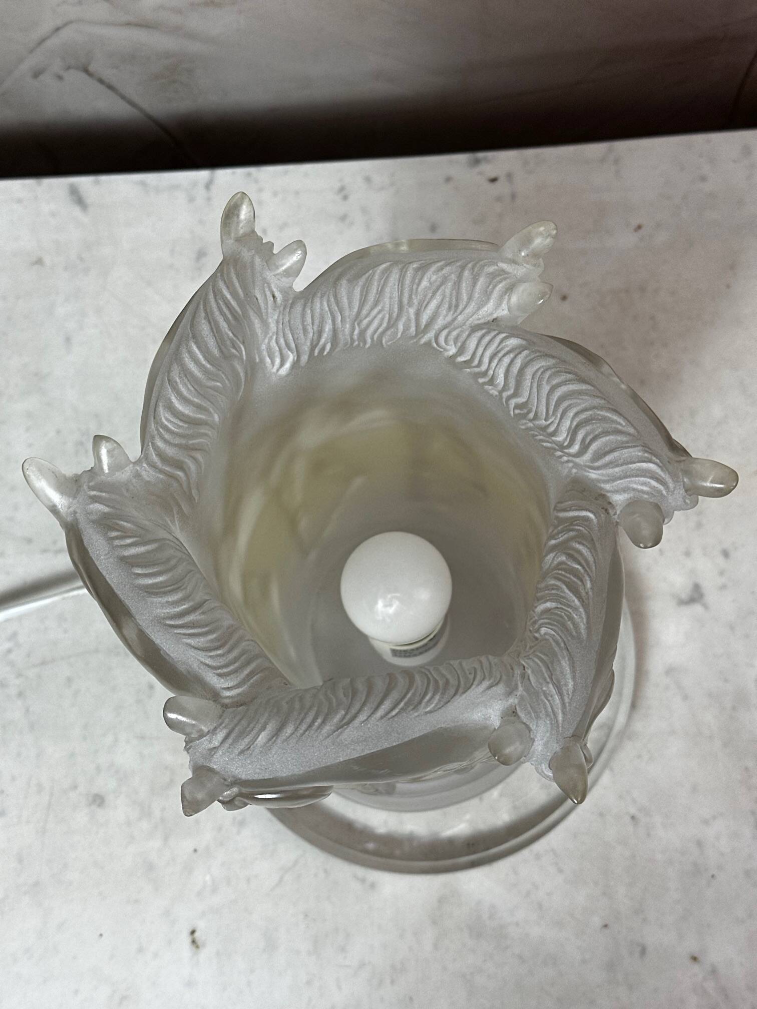 Plexiglass lamp 1970