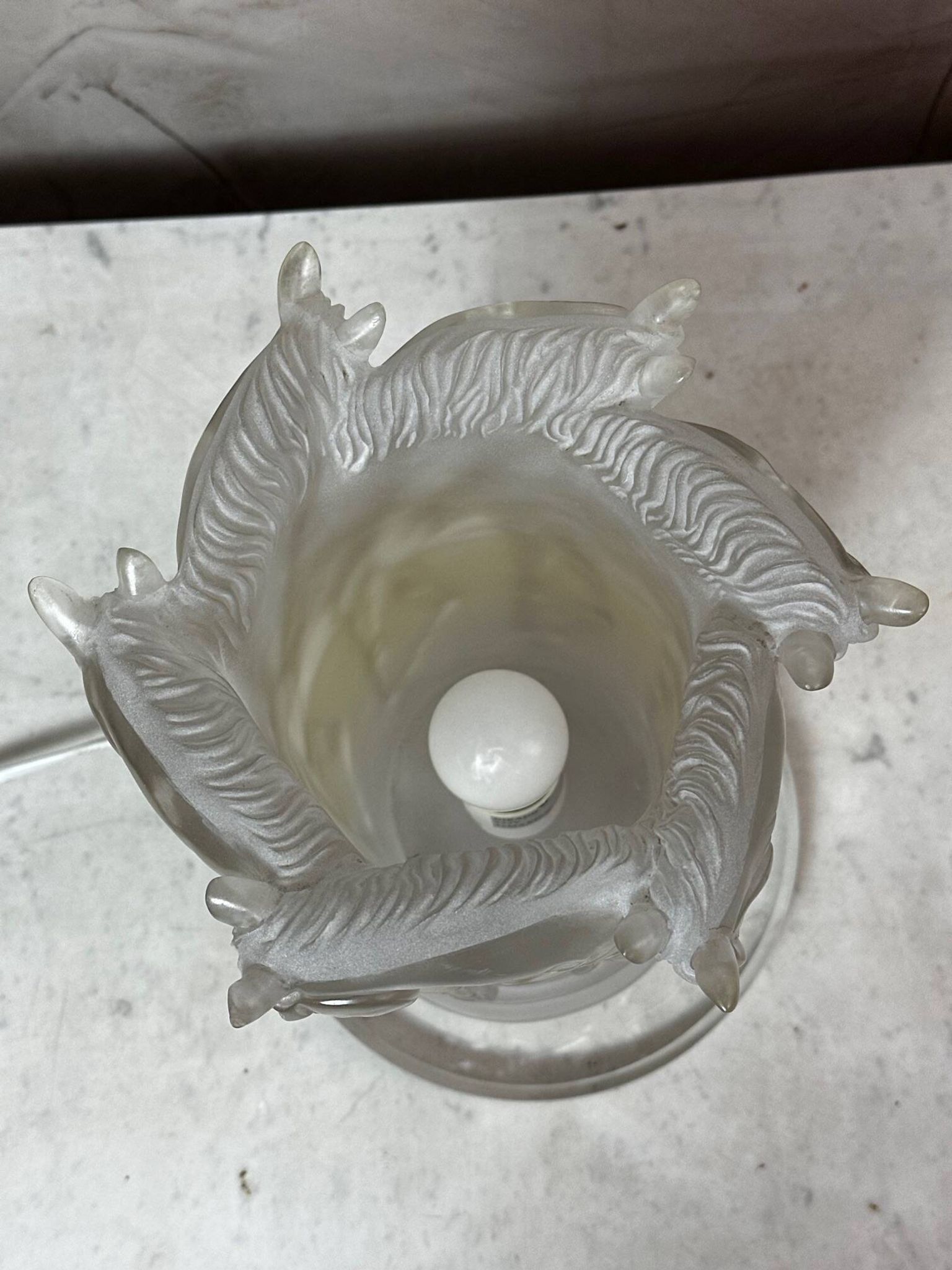 Lampe plexiglass 1970