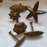 Ancient Bronze Stamp Footprints