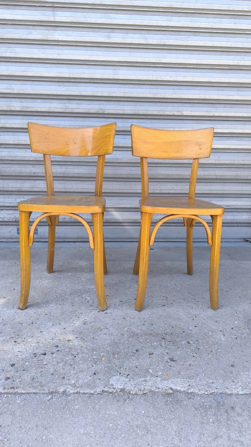 Pair of Luterma bistro chairs, 1960s