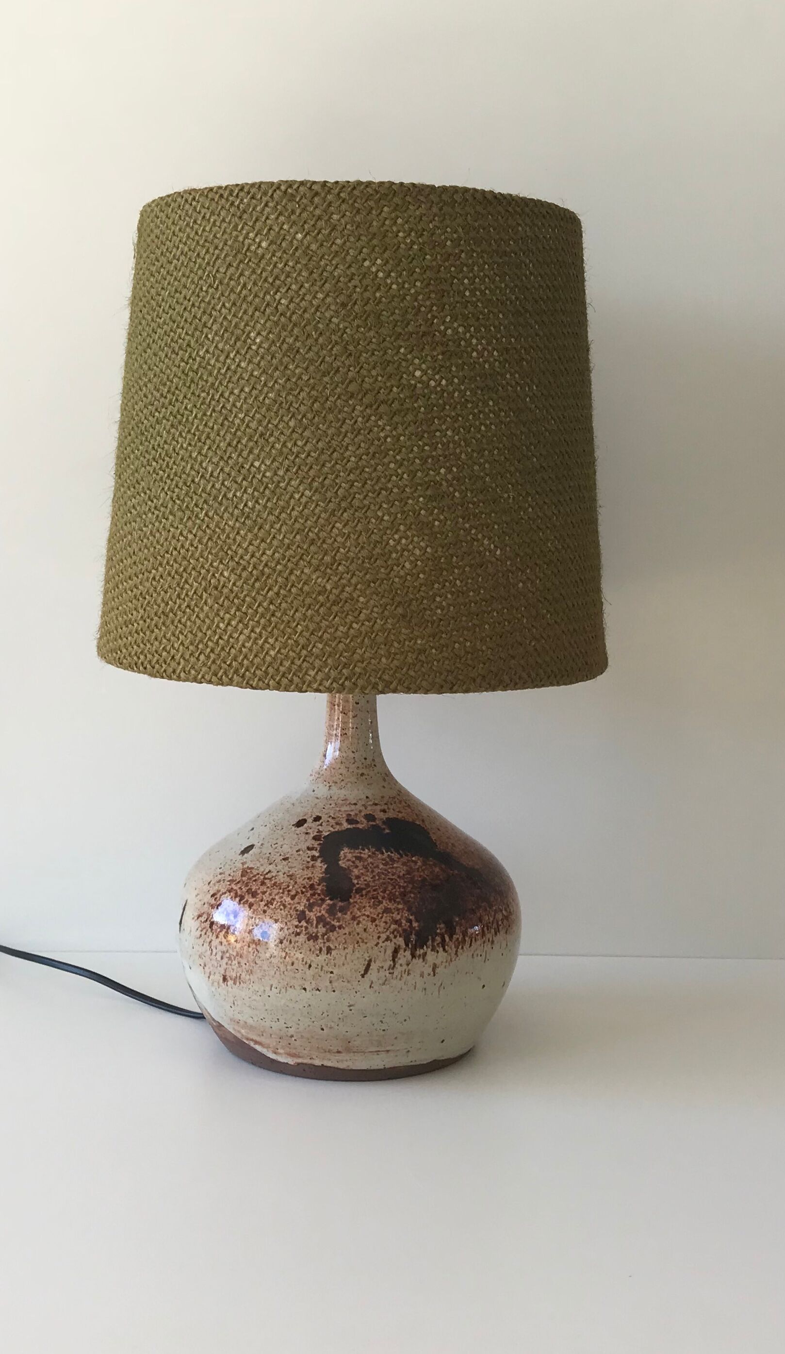 Lampe en grès