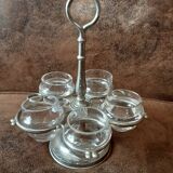 Glass tealight holder