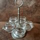 Glass tealight holder