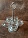 Glass tealight holder