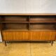 Mid-Century Retro Vintage Teak Bookcase by Herbert E. Gibbs 1960  Slim •