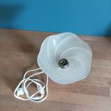 Bedside lamp tulip glass paste base molded glass bubble pink dp 0723031