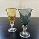 Biot stemmed glass duo
