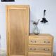 Armoire, penderie 1 porte et commode 3 tiroirs vintage